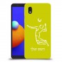 שחקן כדורעף כיסוי מגן קשיח בעיצוב אישי עם השם שלך ל Samsung Galaxy A01 Core יחידה אחת סקרין מובייל
