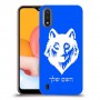 זאב כיסוי מגן קשיח בעיצוב אישי עם השם שלך ל Samsung Galaxy A01 יחידה אחת סקרין מובייל