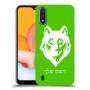 זאב כיסוי מגן קשיח בעיצוב אישי עם השם שלך ל Samsung Galaxy A01 יחידה אחת סקרין מובייל