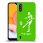 שחקן כדורגל כיסוי מגן קשיח בעיצוב אישי עם השם שלך ל Samsung Galaxy A01 יחידה אחת סקרין מובייל