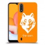 זאב כיסוי מגן קשיח בעיצוב אישי עם השם שלך ל Samsung Galaxy A01 יחידה אחת סקרין מובייל