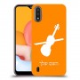 כינור כיסוי מגן קשיח בעיצוב אישי עם השם שלך ל Samsung Galaxy A01 יחידה אחת סקרין מובייל