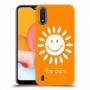 שמש כיסוי מגן קשיח בעיצוב אישי עם השם שלך ל Samsung Galaxy A01 יחידה אחת סקרין מובייל