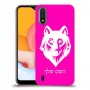 זאב כיסוי מגן קשיח בעיצוב אישי עם השם שלך ל Samsung Galaxy A01 יחידה אחת סקרין מובייל