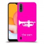 חצוצרה כיסוי מגן קשיח בעיצוב אישי עם השם שלך ל Samsung Galaxy A01 יחידה אחת סקרין מובייל