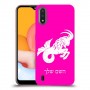 גדי כיסוי מגן קשיח בעיצוב אישי עם השם שלך ל Samsung Galaxy A01 יחידה אחת סקרין מובייל