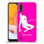סקִי כיסוי מגן קשיח בעיצוב אישי עם השם שלך ל Samsung Galaxy A01 יחידה אחת סקרין מובייל
