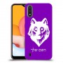 זאב כיסוי מגן קשיח בעיצוב אישי עם השם שלך ל Samsung Galaxy A01 יחידה אחת סקרין מובייל