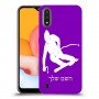 סקִי כיסוי מגן קשיח בעיצוב אישי עם השם שלך ל Samsung Galaxy A01 יחידה אחת סקרין מובייל