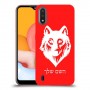 זאב כיסוי מגן קשיח בעיצוב אישי עם השם שלך ל Samsung Galaxy A01 יחידה אחת סקרין מובייל