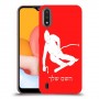 סקִי כיסוי מגן קשיח בעיצוב אישי עם השם שלך ל Samsung Galaxy A01 יחידה אחת סקרין מובייל