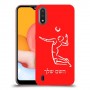 שחקן כדורעף כיסוי מגן קשיח בעיצוב אישי עם השם שלך ל Samsung Galaxy A01 יחידה אחת סקרין מובייל