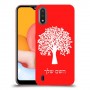 עץ כיסוי מגן קשיח בעיצוב אישי עם השם שלך ל Samsung Galaxy A01 יחידה אחת סקרין מובייל