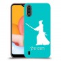 סמוראי כיסוי מגן קשיח בעיצוב אישי עם השם שלך ל Samsung Galaxy A01 יחידה אחת סקרין מובייל