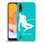 סקִי כיסוי מגן קשיח בעיצוב אישי עם השם שלך ל Samsung Galaxy A01 יחידה אחת סקרין מובייל