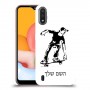 ילד סקייטבורד כיסוי מגן קשיח בעיצוב אישי עם השם שלך ל Samsung Galaxy A01 יחידה אחת סקרין מובייל
