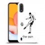 שחקן כדורגל כיסוי מגן קשיח בעיצוב אישי עם השם שלך ל Samsung Galaxy A01 יחידה אחת סקרין מובייל
