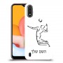 שחקן כדורעף כיסוי מגן קשיח בעיצוב אישי עם השם שלך ל Samsung Galaxy A01 יחידה אחת סקרין מובייל