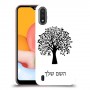 עץ כיסוי מגן קשיח בעיצוב אישי עם השם שלך ל Samsung Galaxy A01 יחידה אחת סקרין מובייל