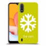 שלג כיסוי מגן קשיח בעיצוב אישי עם השם שלך ל Samsung Galaxy A01 יחידה אחת סקרין מובייל