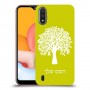 עץ כיסוי מגן קשיח בעיצוב אישי עם השם שלך ל Samsung Galaxy A01 יחידה אחת סקרין מובייל