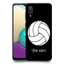 כדורעף - כדור כיסוי מגן קשיח בעיצוב אישי עם השם שלך ל Samsung Galaxy A02 יחידה אחת סקרין מובייל