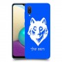 זאב כיסוי מגן קשיח בעיצוב אישי עם השם שלך ל Samsung Galaxy A02 יחידה אחת סקרין מובייל