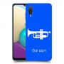 חצוצרה כיסוי מגן קשיח בעיצוב אישי עם השם שלך ל Samsung Galaxy A02 יחידה אחת סקרין מובייל