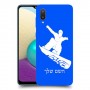 סנובורד כיסוי מגן קשיח בעיצוב אישי עם השם שלך ל Samsung Galaxy A02 יחידה אחת סקרין מובייל