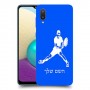 שחקן טניס כיסוי מגן קשיח בעיצוב אישי עם השם שלך ל Samsung Galaxy A02 יחידה אחת סקרין מובייל