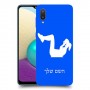 אימון ספורט - אישה כיסוי מגן קשיח בעיצוב אישי עם השם שלך ל Samsung Galaxy A02 יחידה אחת סקרין מובייל
