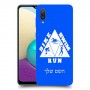 טריאתלון כיסוי מגן קשיח בעיצוב אישי עם השם שלך ל Samsung Galaxy A02 יחידה אחת סקרין מובייל