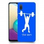 הרמת משקולות כיסוי מגן קשיח בעיצוב אישי עם השם שלך ל Samsung Galaxy A02 יחידה אחת סקרין מובייל