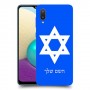 מגן דוד - ישראל כיסוי מגן קשיח בעיצוב אישי עם השם שלך ל Samsung Galaxy A02 יחידה אחת סקרין מובייל