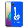 פסל החירות כיסוי מגן קשיח בעיצוב אישי עם השם שלך ל Samsung Galaxy A02 יחידה אחת סקרין מובייל