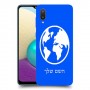 עולם כיסוי מגן קשיח בעיצוב אישי עם השם שלך ל Samsung Galaxy A02 יחידה אחת סקרין מובייל