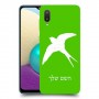 ציפור לבלוע כיסוי מגן קשיח בעיצוב אישי עם השם שלך ל Samsung Galaxy A02 יחידה אחת סקרין מובייל