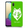 זאב כיסוי מגן קשיח בעיצוב אישי עם השם שלך ל Samsung Galaxy A02 יחידה אחת סקרין מובייל