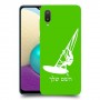 גלישת מפרש כיסוי מגן קשיח בעיצוב אישי עם השם שלך ל Samsung Galaxy A02 יחידה אחת סקרין מובייל