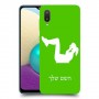 אימון ספורט - אישה כיסוי מגן קשיח בעיצוב אישי עם השם שלך ל Samsung Galaxy A02 יחידה אחת סקרין מובייל