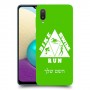 טריאתלון כיסוי מגן קשיח בעיצוב אישי עם השם שלך ל Samsung Galaxy A02 יחידה אחת סקרין מובייל