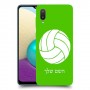 כדורעף - כדור כיסוי מגן קשיח בעיצוב אישי עם השם שלך ל Samsung Galaxy A02 יחידה אחת סקרין מובייל