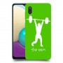 הרמת משקולות כיסוי מגן קשיח בעיצוב אישי עם השם שלך ל Samsung Galaxy A02 יחידה אחת סקרין מובייל