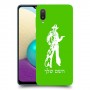 מערב פרוע - קאובוי כיסוי מגן קשיח בעיצוב אישי עם השם שלך ל Samsung Galaxy A02 יחידה אחת סקרין מובייל