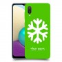 שלג כיסוי מגן קשיח בעיצוב אישי עם השם שלך ל Samsung Galaxy A02 יחידה אחת סקרין מובייל
