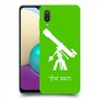 טלסקופ כיסוי מגן קשיח בעיצוב אישי עם השם שלך ל Samsung Galaxy A02 יחידה אחת סקרין מובייל