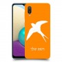 ציפור לבלוע כיסוי מגן קשיח בעיצוב אישי עם השם שלך ל Samsung Galaxy A02 יחידה אחת סקרין מובייל