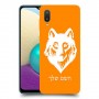 זאב כיסוי מגן קשיח בעיצוב אישי עם השם שלך ל Samsung Galaxy A02 יחידה אחת סקרין מובייל