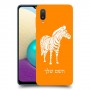זברה כיסוי מגן קשיח בעיצוב אישי עם השם שלך ל Samsung Galaxy A02 יחידה אחת סקרין מובייל