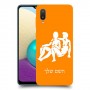 תאומים כיסוי מגן קשיח בעיצוב אישי עם השם שלך ל Samsung Galaxy A02 יחידה אחת סקרין מובייל